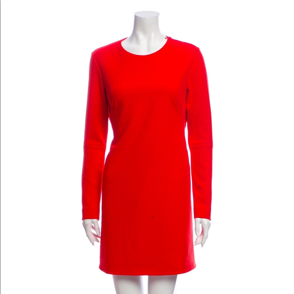 Tibi Shift Dress
•   Red
•   Cutout Accent